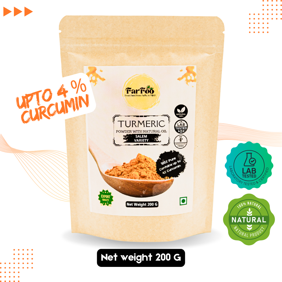FarFoo Turmeric Powder/Haldi Powder 200G